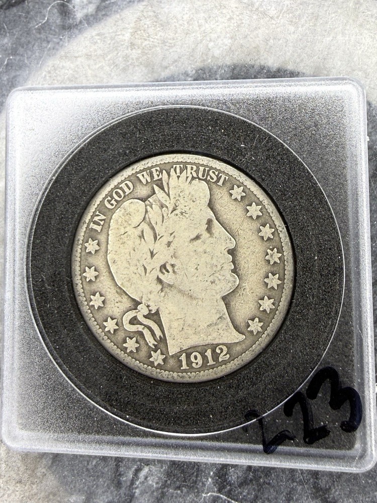 1912 Barber Half Dollar #223