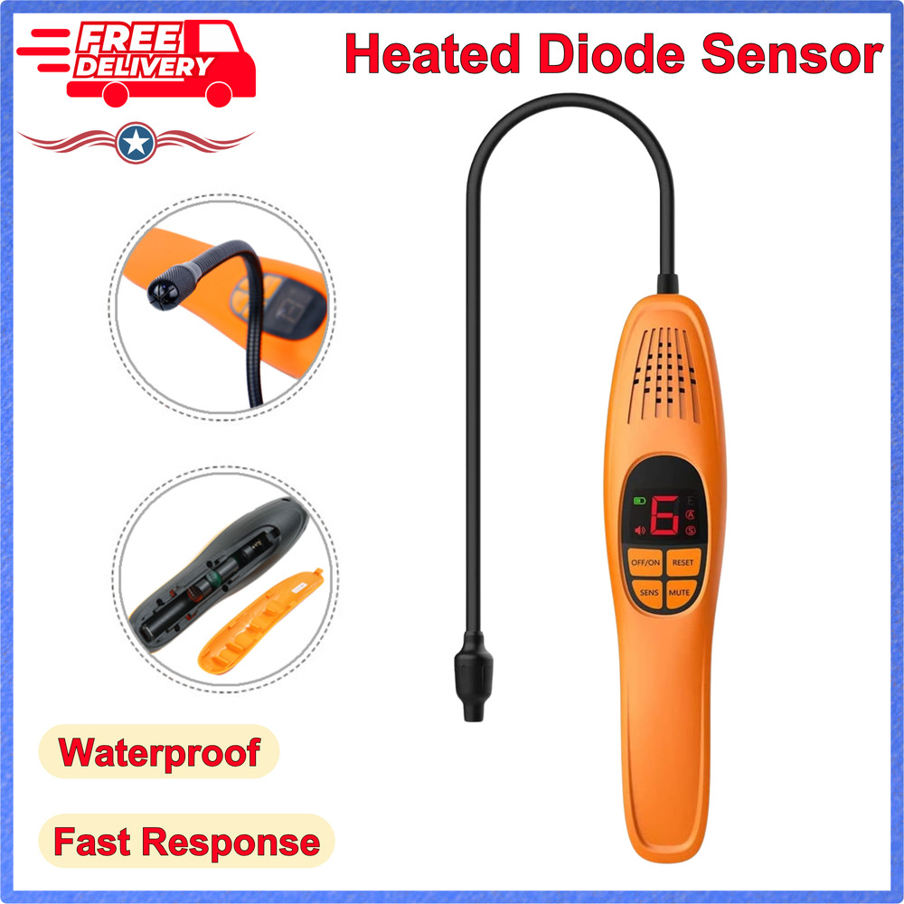 Elitech Refrigerant Leak Detector Checker Heated Diode Sensor Sniffer LD-100