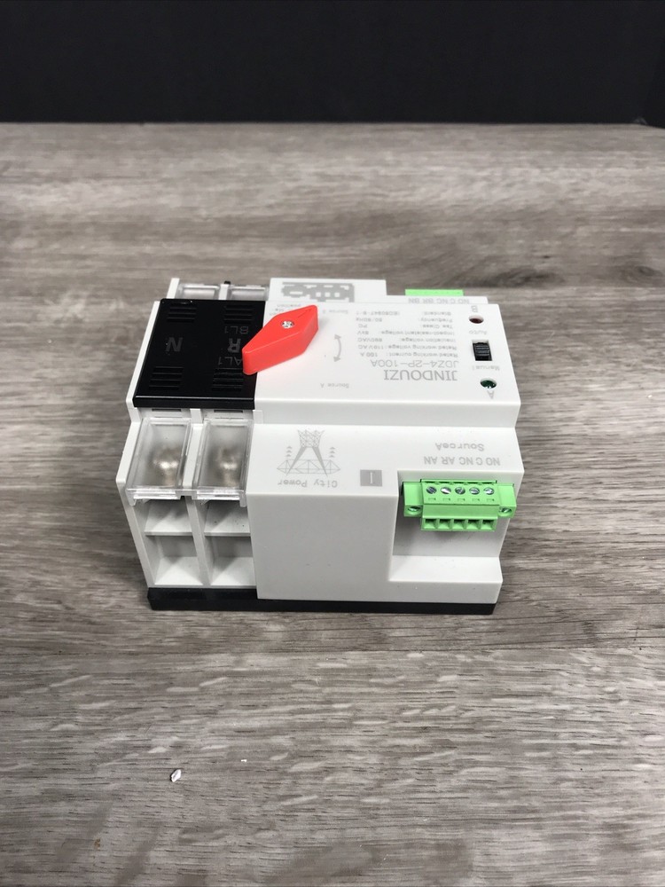 100A Automatic Transfer Switch Dual Power 2P Power Generator Changeover Switch