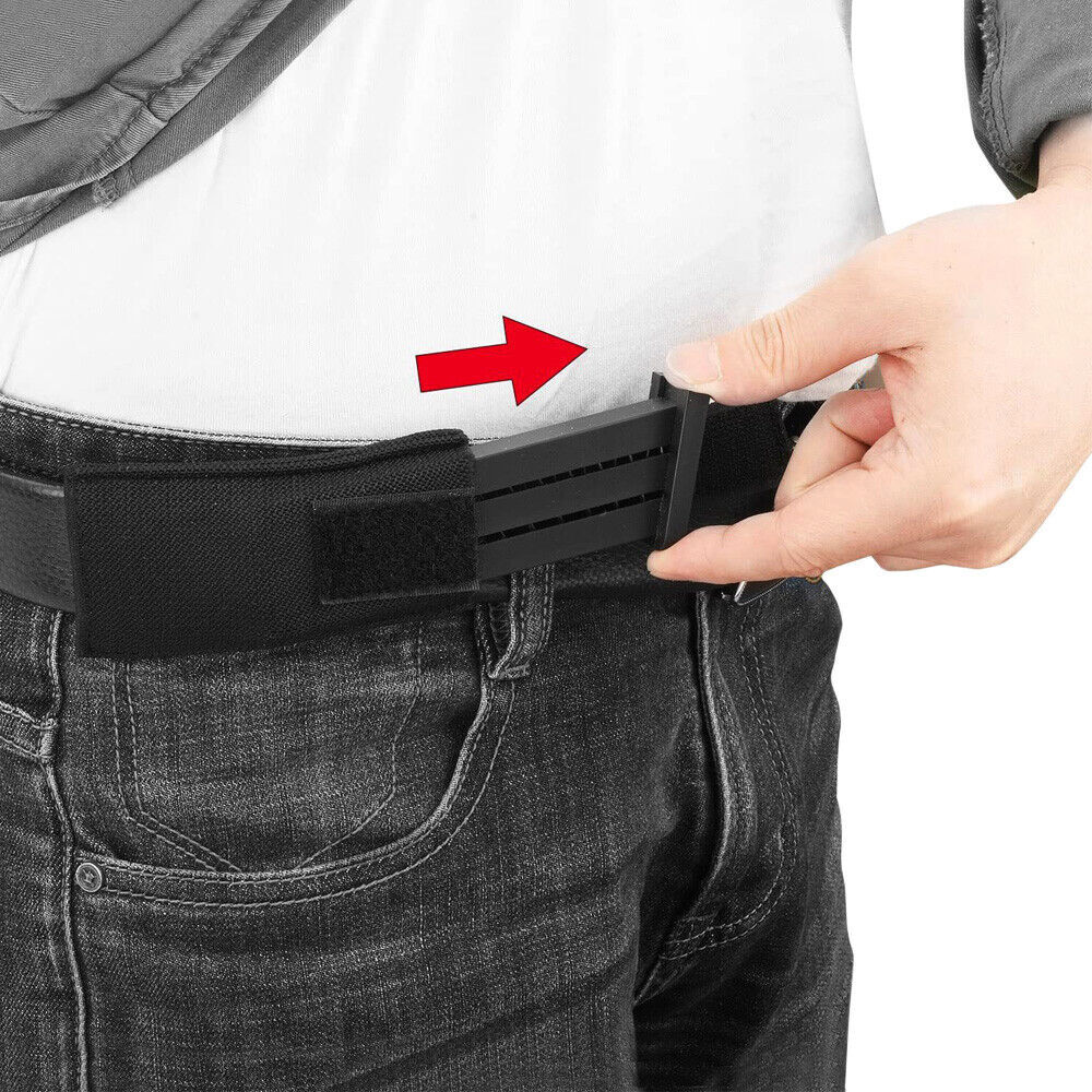 US Tactical Horizontal Elastic Open-Top Single Pistol Magazine Pouch Tools Pouch