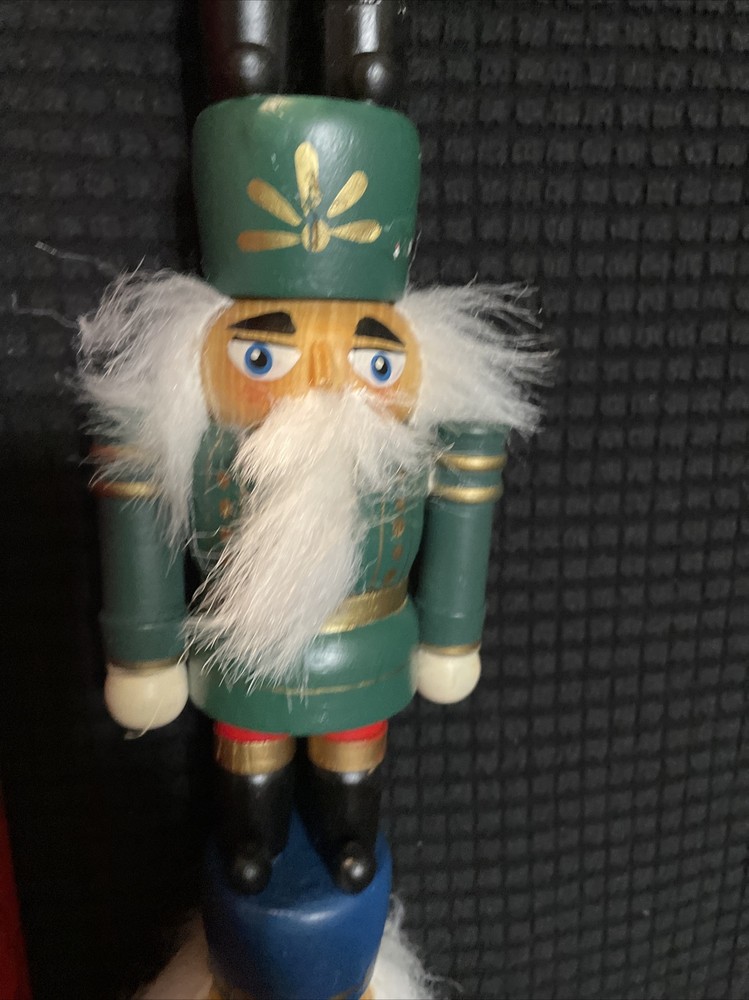 Kurt Adler 16-Inch Three Stacked Nutcrackers - WOOD