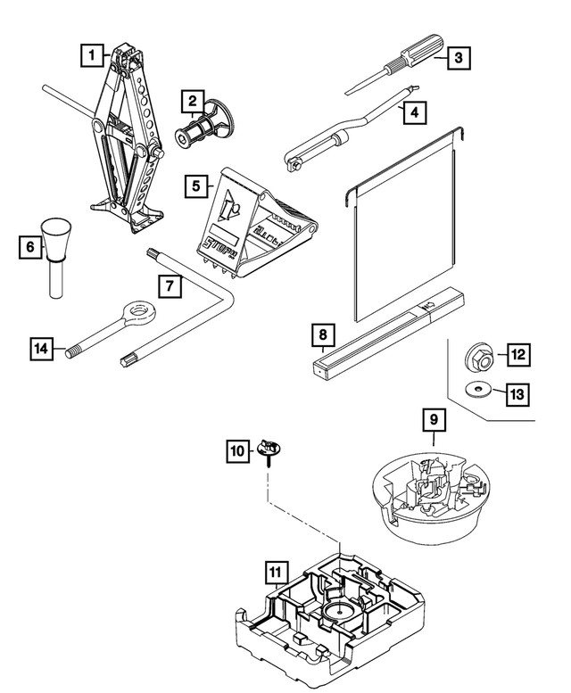 Genuine Mopar Screwdriver 6106198AA
