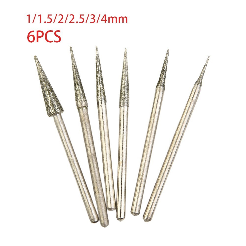 Grinding Head Carving Tool D Needle Grinding Head Needle Bits  2.35mm Shank