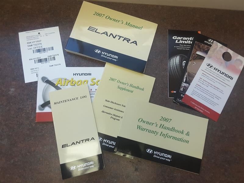 ELANTRA   2007 Owners Manual 199772