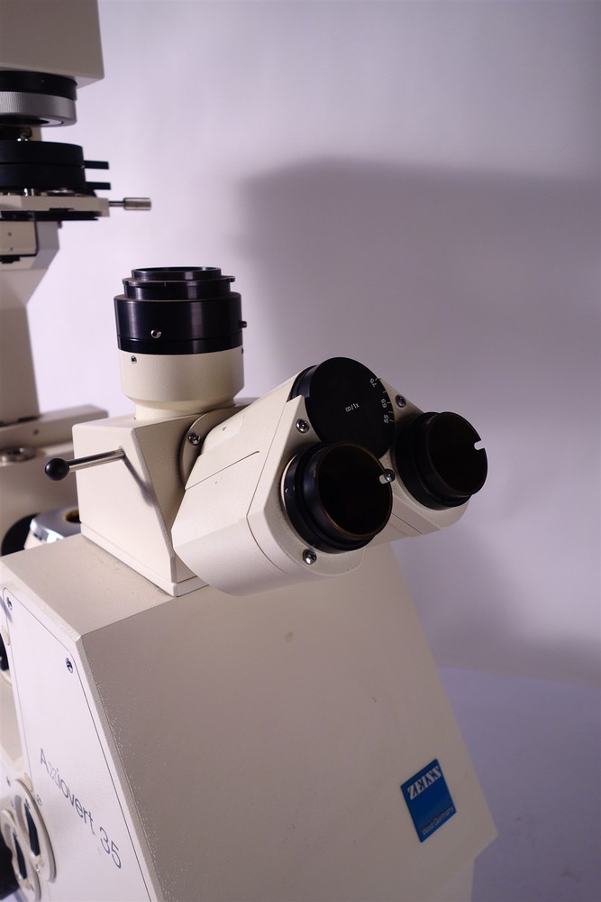 Zeiss Axiovert 35 Microscope / Binocular Head - Excellent Working