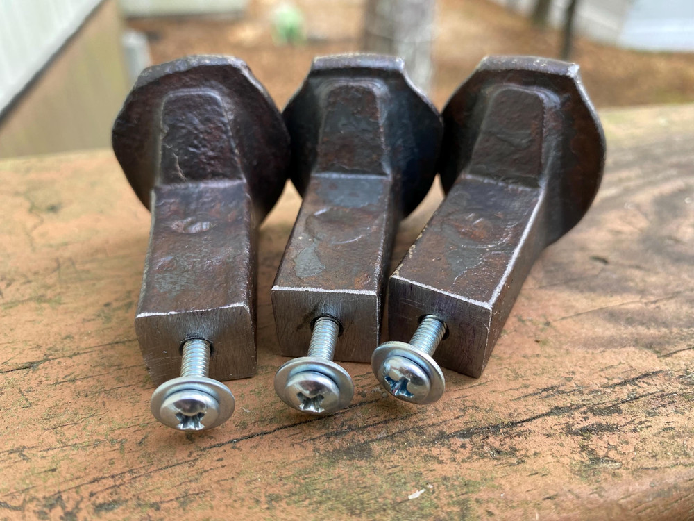 Rustic Railroad Spike Cabinet knob drawer pull cupboard handle, coat hook