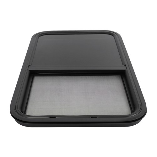 2Pcs RV Window Slide Window Rectangular Vertical Clip-on Mounting Venting Window