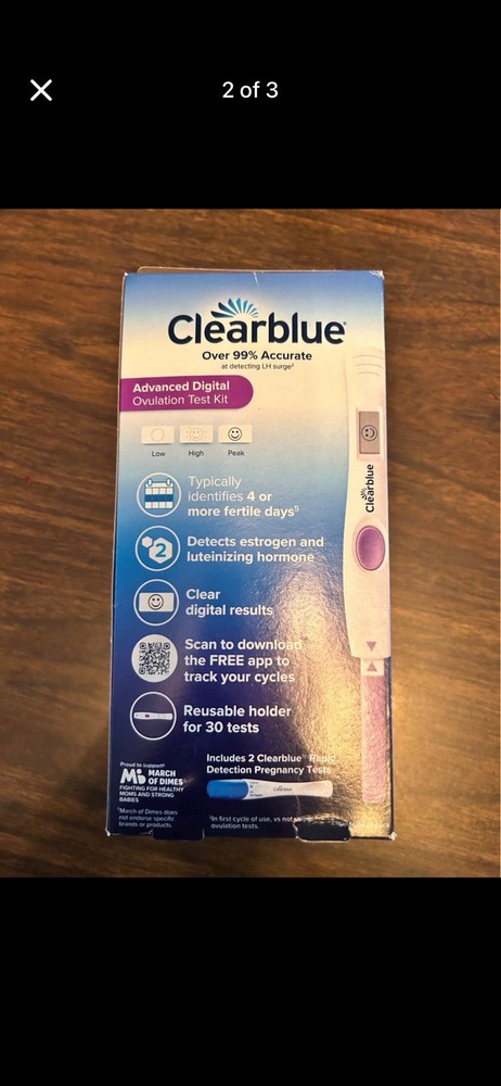 Clearblue Advanced Digital Ovulation Test Kit 30 + 2 Pregnancy Tests