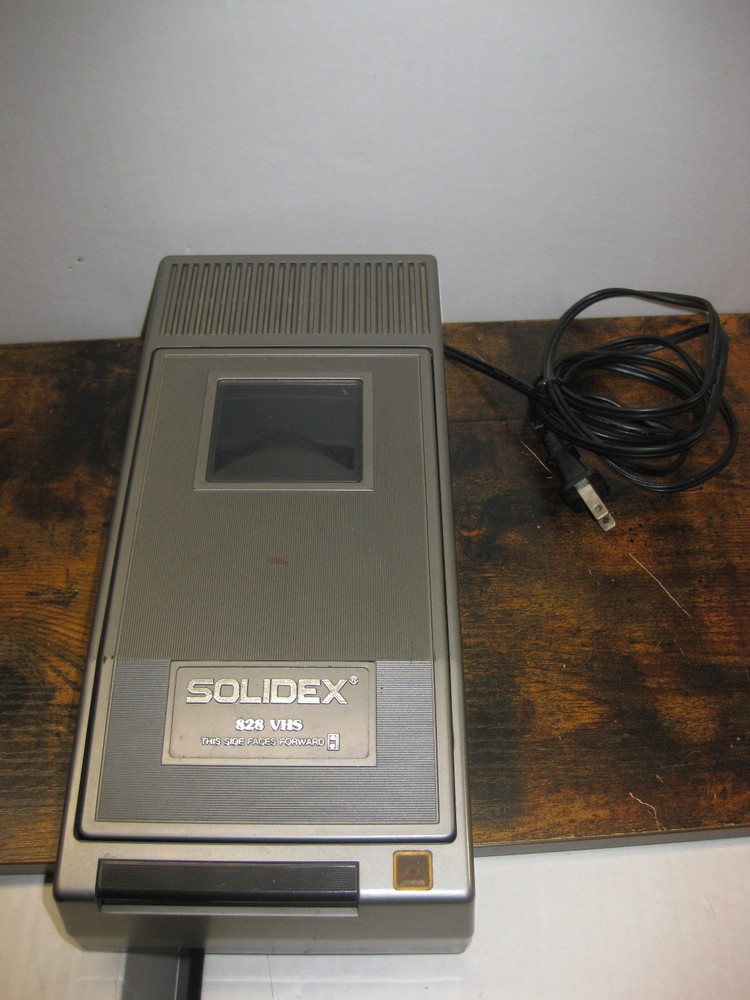Solidex Model 828 VHS Video Cassette Rewinder - Working but "As Is"