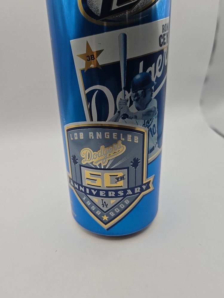 Miller Lite Beer Can Dodgers Ron Cey 50th Anniversary 2008 EMPTY Damage