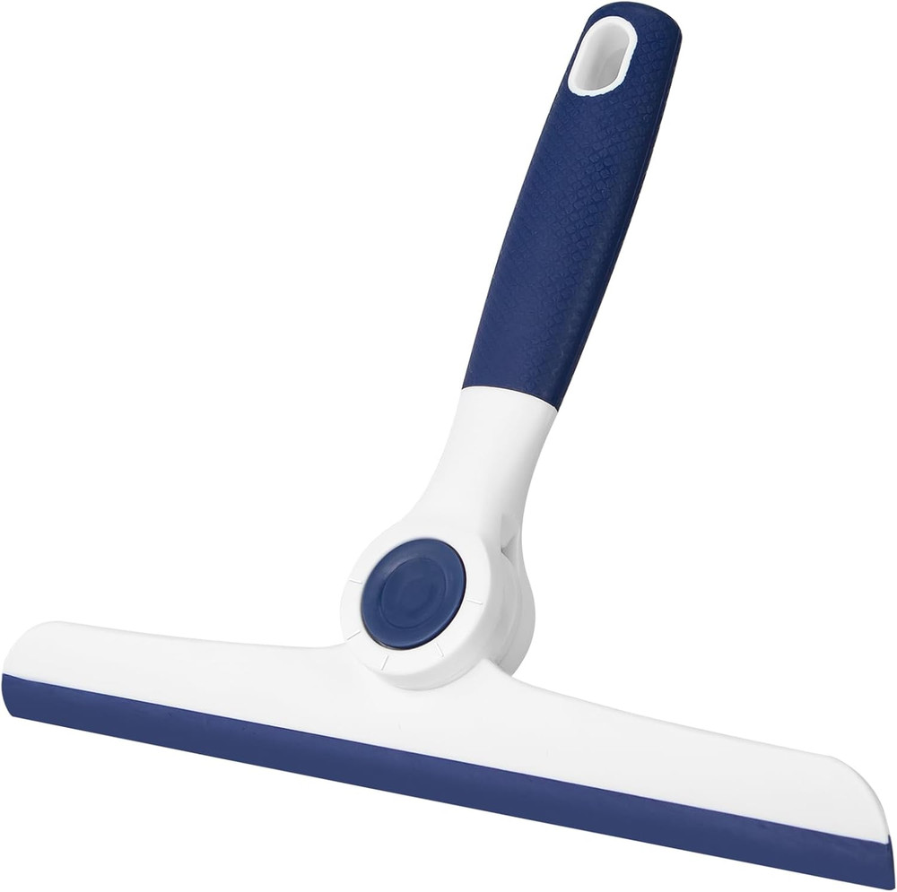 Window Squeegee for Glass Doors，All-Purpose 9.7” Window Cleaning Squeegee, Handh