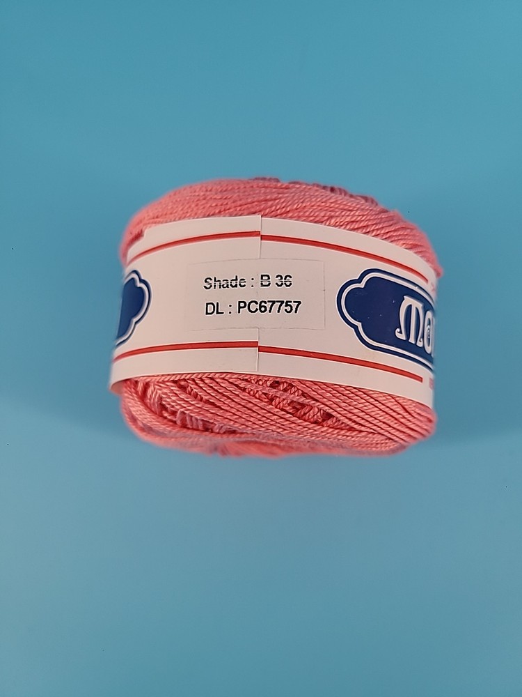 Monaco Crochet Cotton Thread Yarn B36 Pink