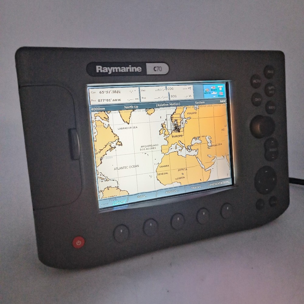 Raymarine C70 MFD GPS Multifunction Chartplotter Fishfinder GPS Display Sonar