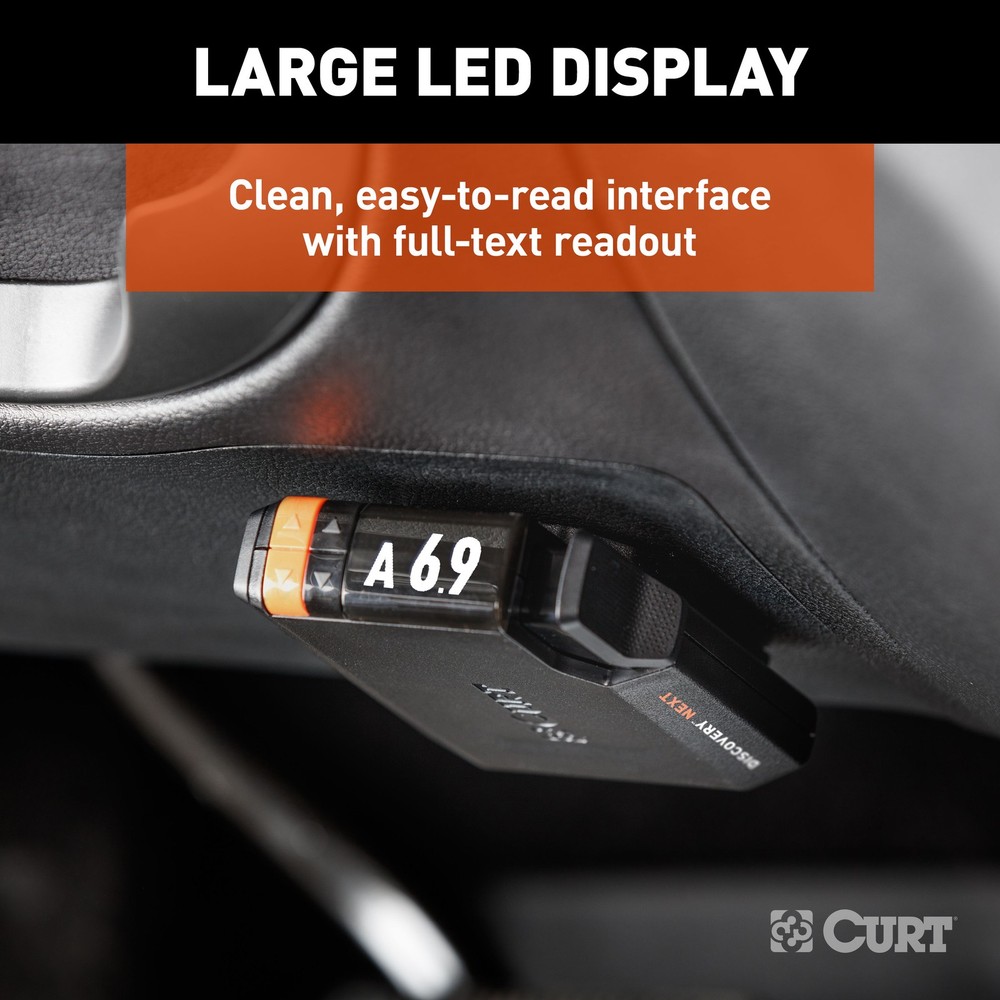 CURT Discovery NEXT Electric Trailer Brake Controller Time-Delay #51126