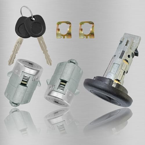 Ignition Switch & Door Lock Cylinder Same Keys Matched for Chevy 707835