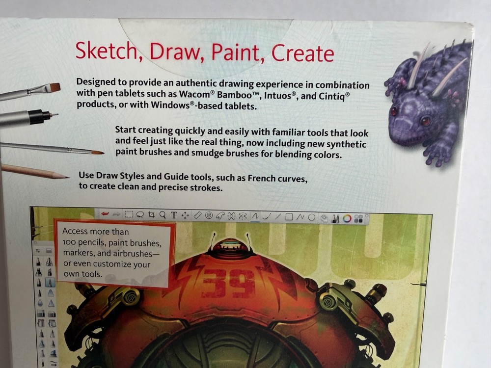 Autodesk Sketchbook Pro 6 Drawing Software PC & Mac DVD 2012 New