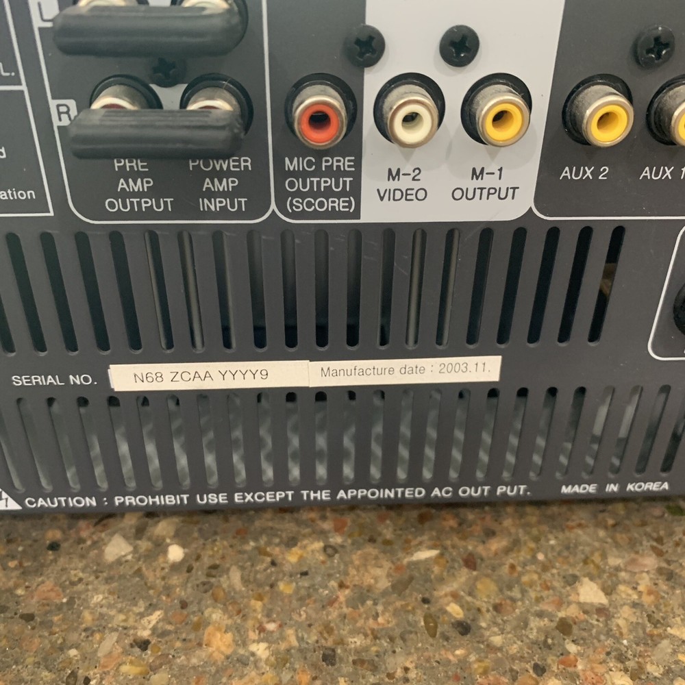 Live LQ 8900 Stereo Graphic Equalizer System RARE Turns On