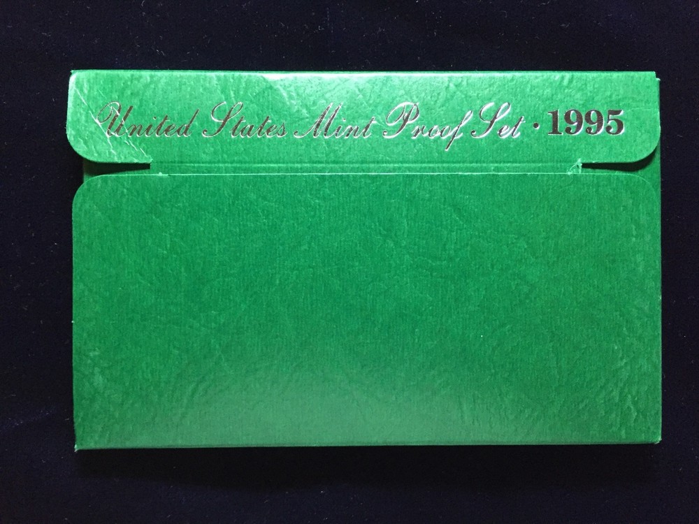 1995 US Mint Proof Set 5 Piece Clad Set COA OGP