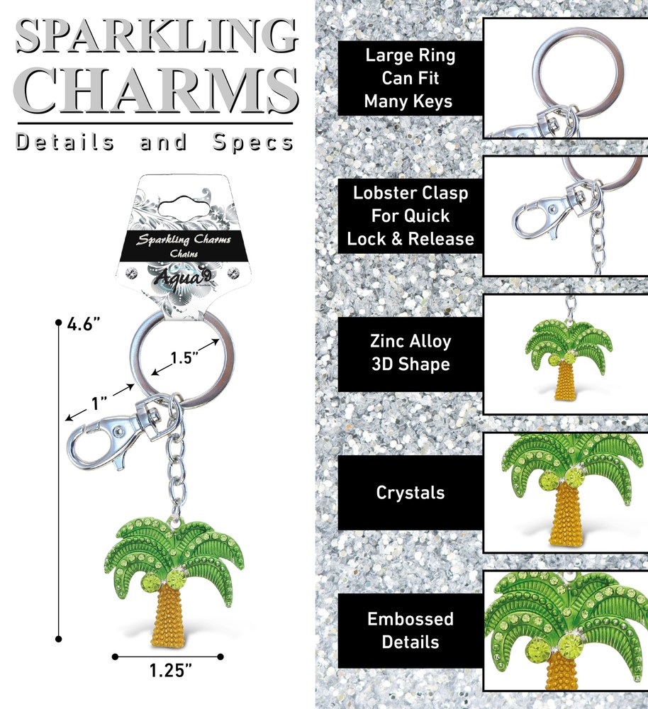 SPARKLING CHARMS - ISLAND PALM