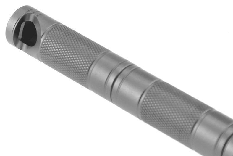 Sona5 in 1 Compact Survival Tool Matte Grey Compass Punch Striker Flint Whistle