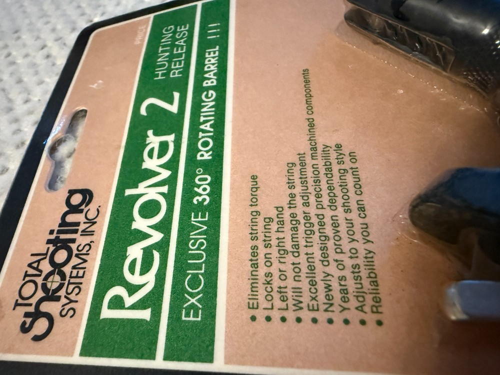 Total Shooting Systems Revolver 2 Hunting Release NOS