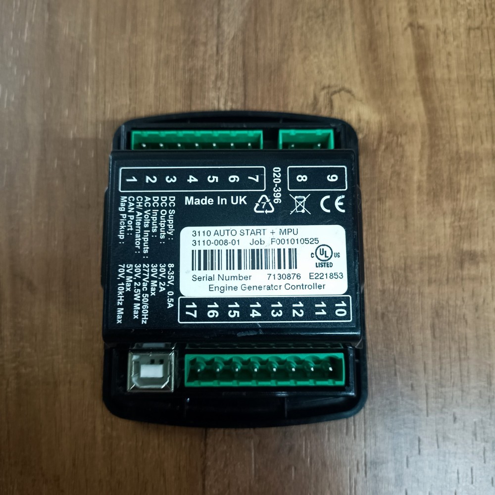 Deep Sea DSE3110 Auto Start Control Module MPU For Engine Generator Controller