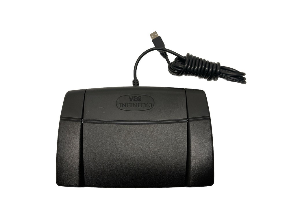 VEC Infinity-3 USB Version B Foot Pedal Control Transcription.          K-13