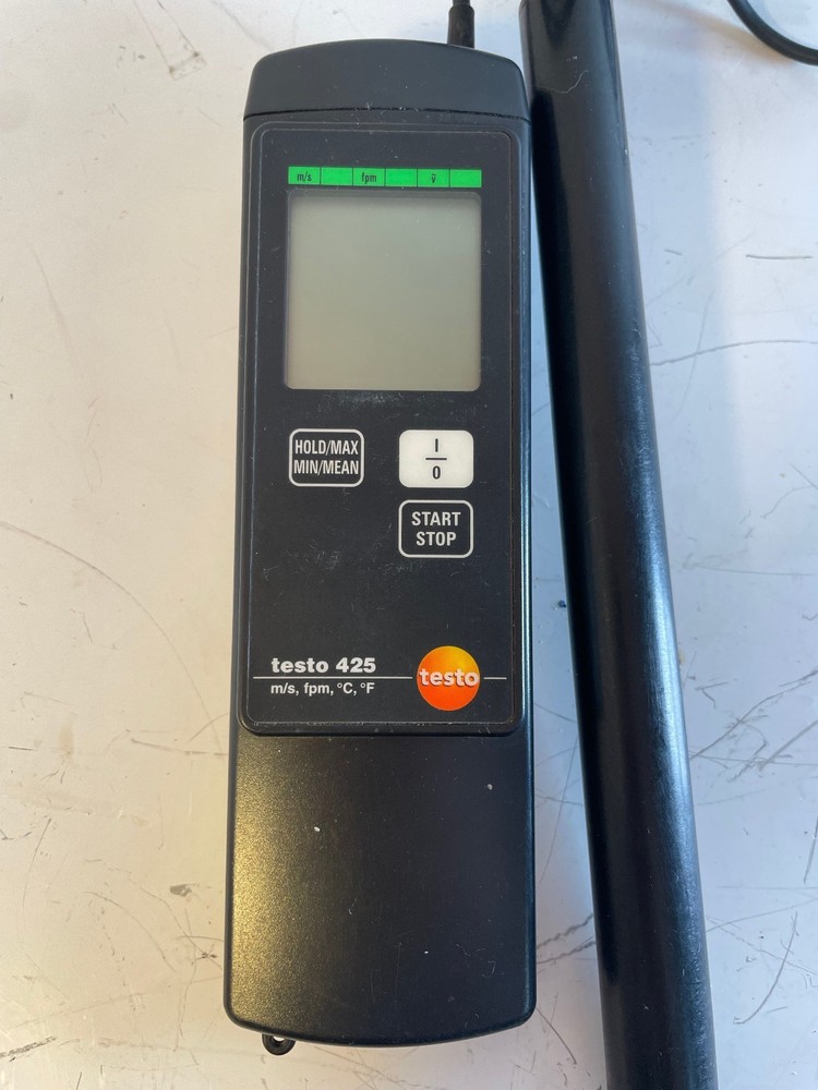 Testo 425 Digital Hot Wire Anemometer
