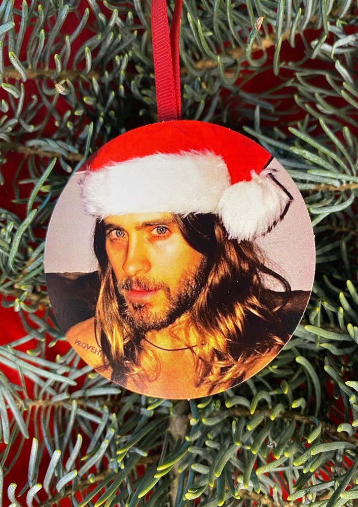 JARED LETO CHRISTMAS TREE ORNAMENT Gift Exchange Stocking Stuffer