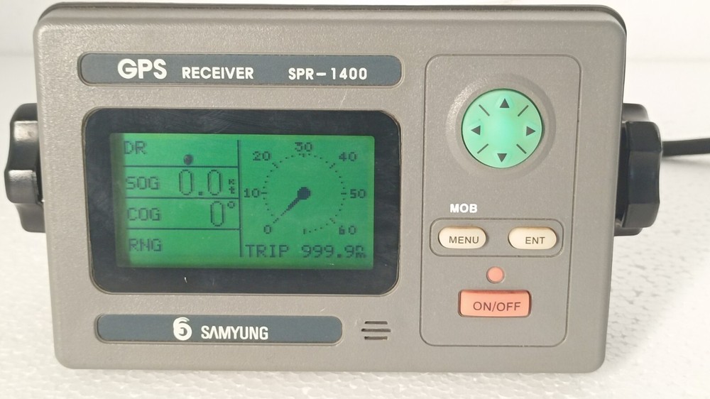 SAMYUNG GPS RECEIVER SPR-1400 DISPLAY UNIT - TESTED WORKING