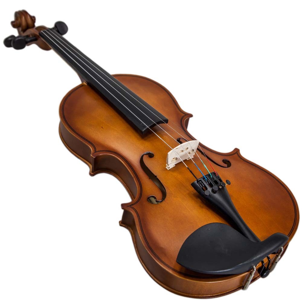 Student 1/10 Student Violin With Bow, Case, Rosin, Pitch Pipe