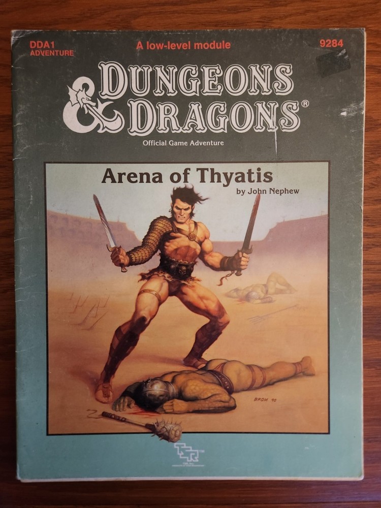 DDA1 Arena of Thyatis module D&D adventure TSR Basic Dungeons & Dragons BECMI