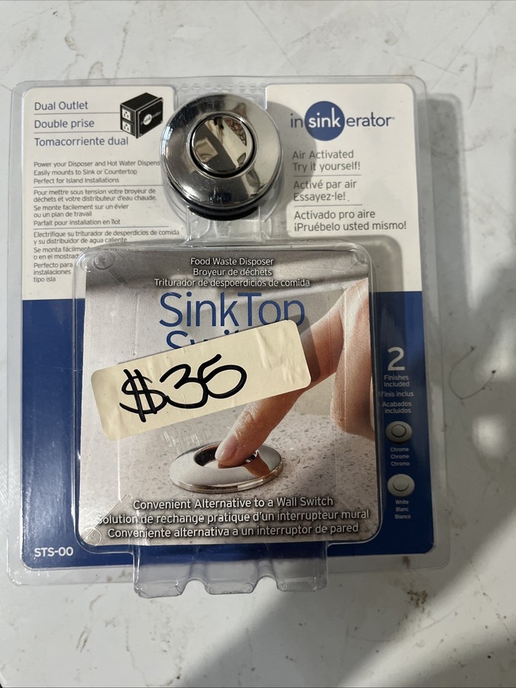 Pneumatic Air Switch for Garbage Disposal Air Switch