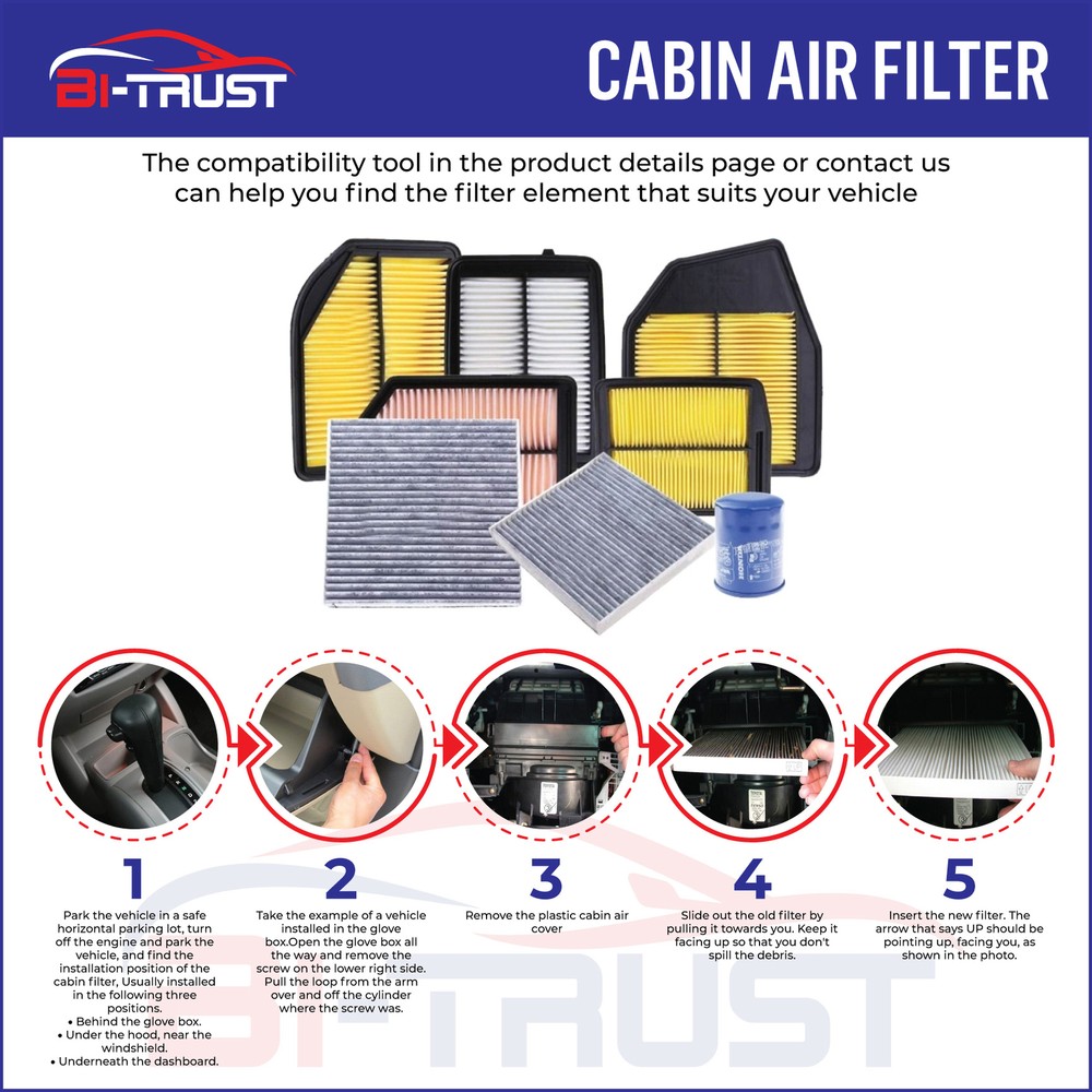 Combo Set Engine & Cabin Air Filter for Mazda 3 6 CX-5 CX5 2014-2018