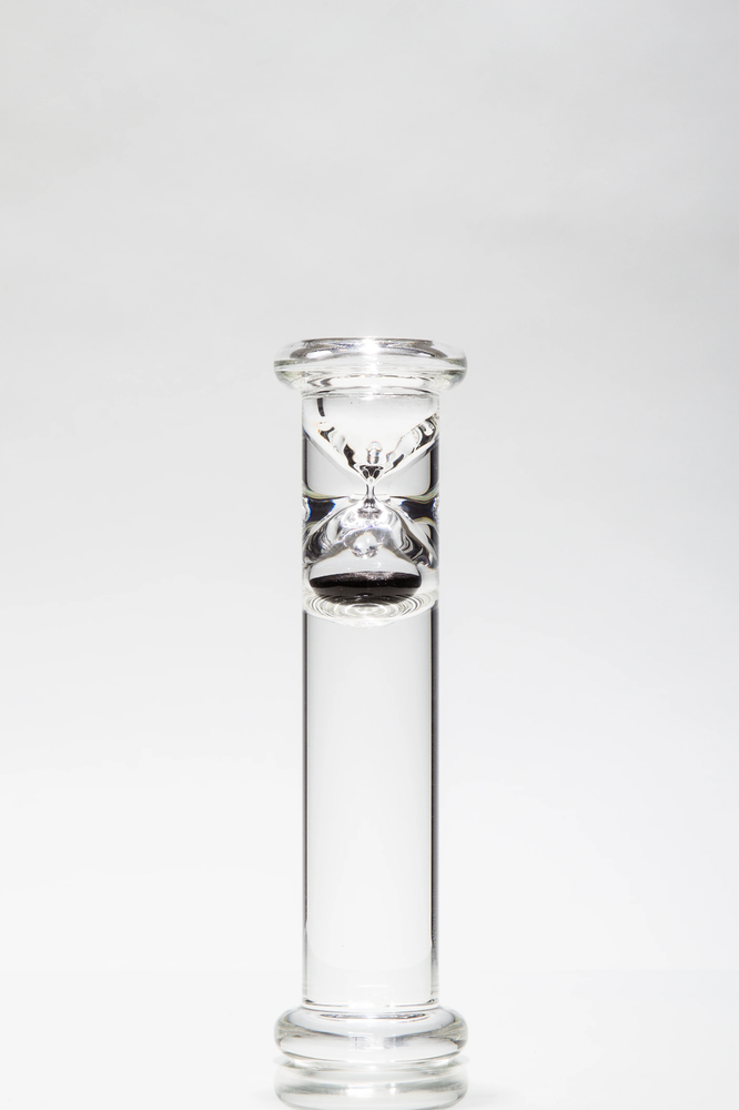 1 Minute Floating Glass Sand Timer (6" Tall)