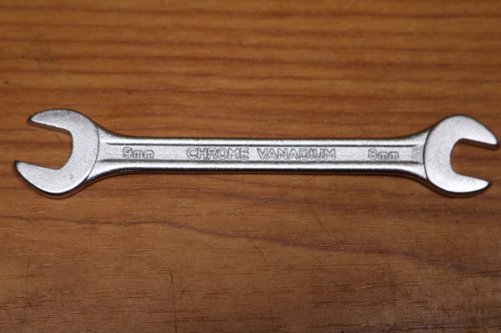 Stanley double open end metric spanner 8mm & 9mm 70-367 fixed head quality