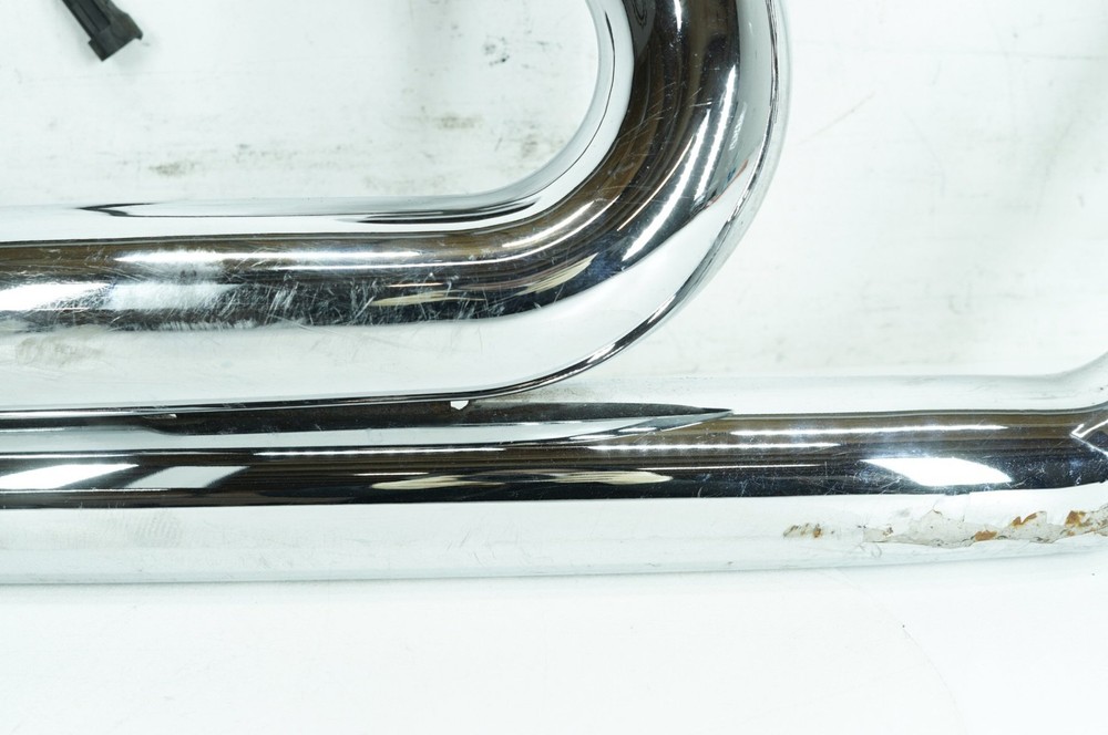 08 Harley Dyna Super Glide Custom Exhaust Header Pipes Vance Hines *NO Bracket*