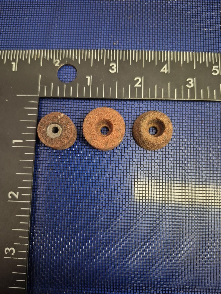 1/8" Arbor Grinding Stones 3pc Lot