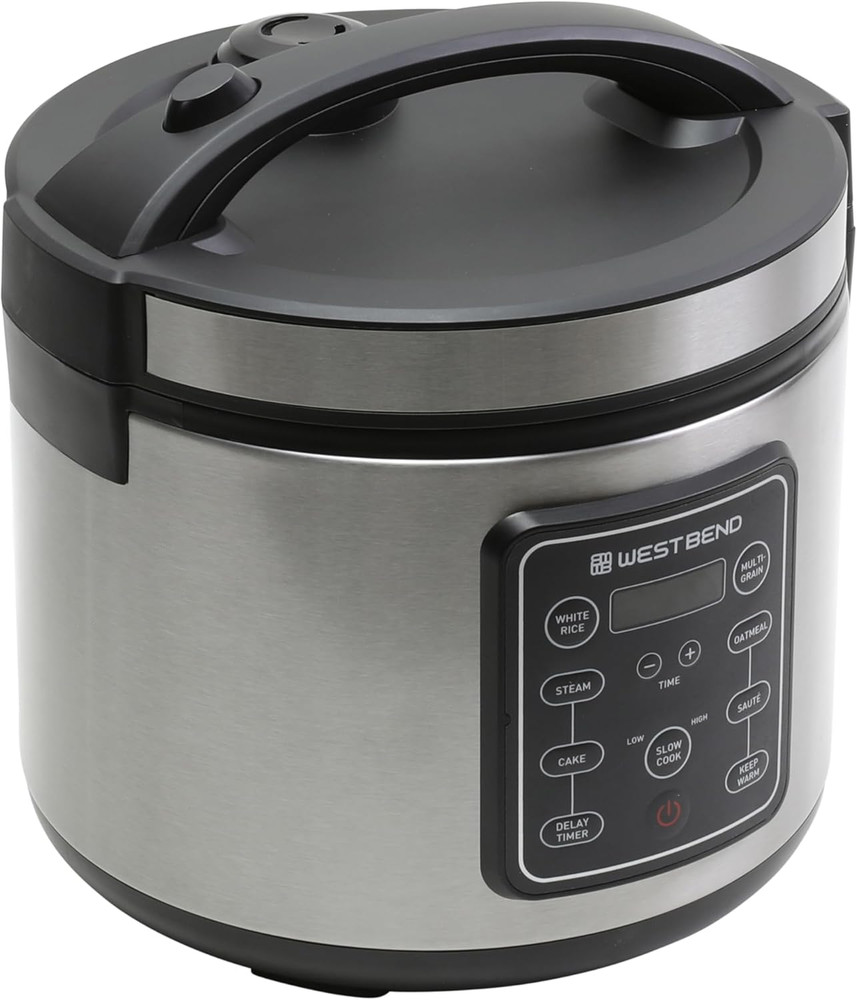 Rice & Grain Multi Cooker Programmable with 9 Preset Functions, Features Delay S