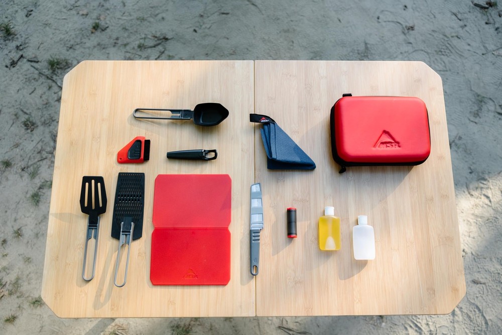 MSR Alpine Deluxe Kitchen Set Red/Black - Comprehensive Camp Cookware Kit