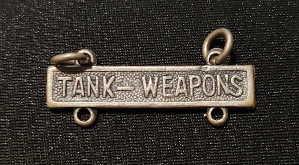 US Army Tank Weapons Qualification Bar