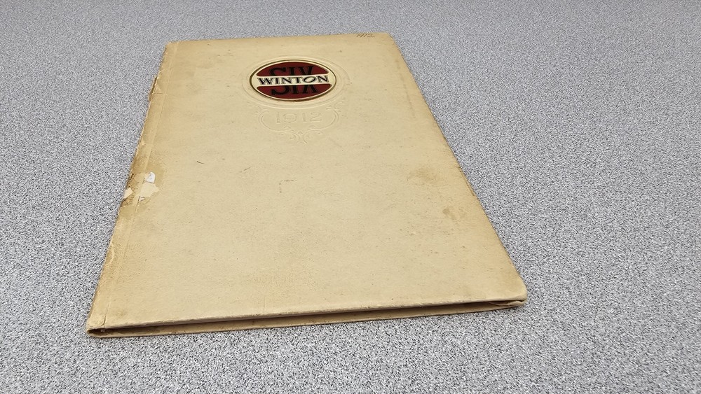 1912 Winton Six Sales Book