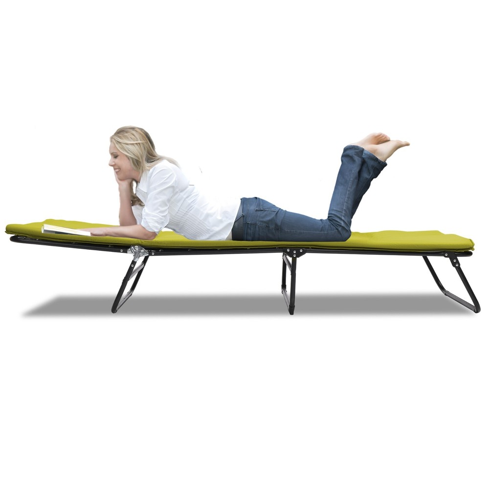 Folding Camping Cot for Adults 5-Angle Adjustable Camping Cot Heavy Duty Outdoor