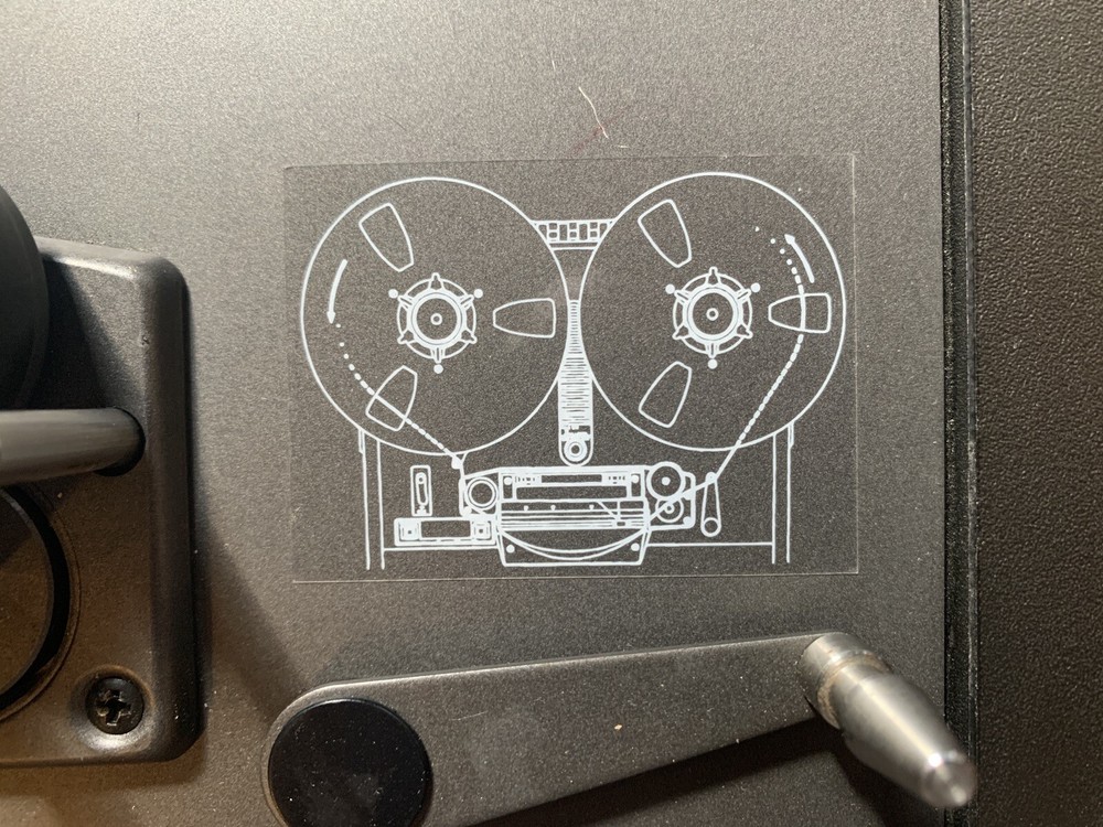 Otari MX-5050 BII-2 Transport Threading Sticker