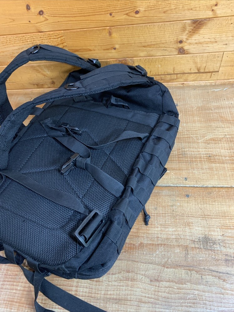 Mens Military Tactical Series Heavy-duty Backpack Black MULTIPLE COMPARTMENT