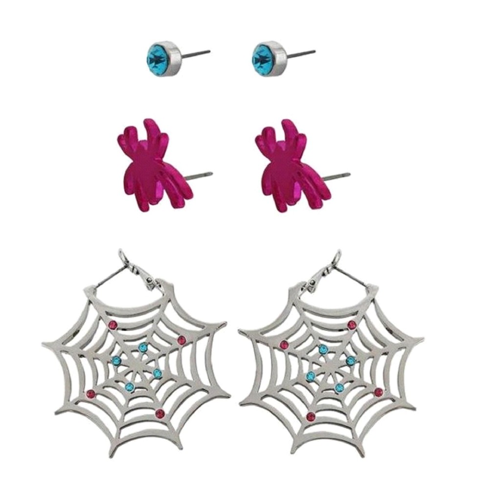 Marvel Spider-Gwen 3 Pack Earring Set One Size NWT