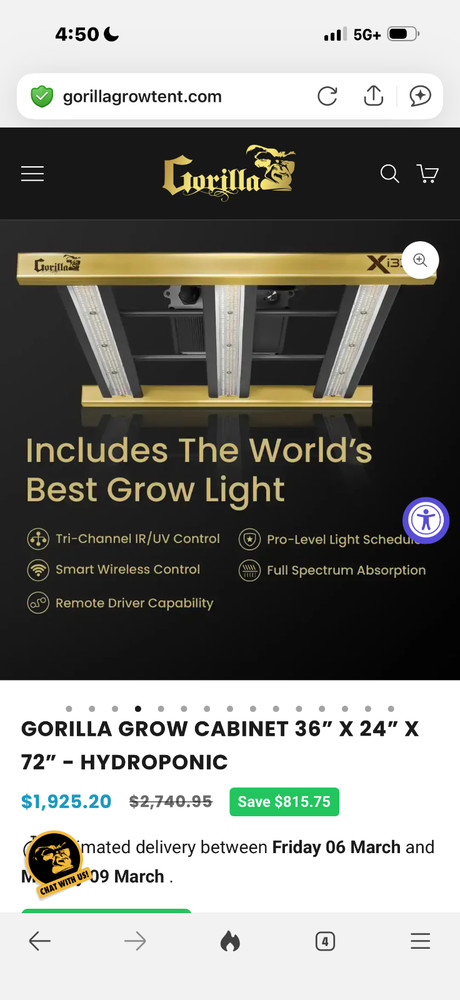 gorilla grow cabinet