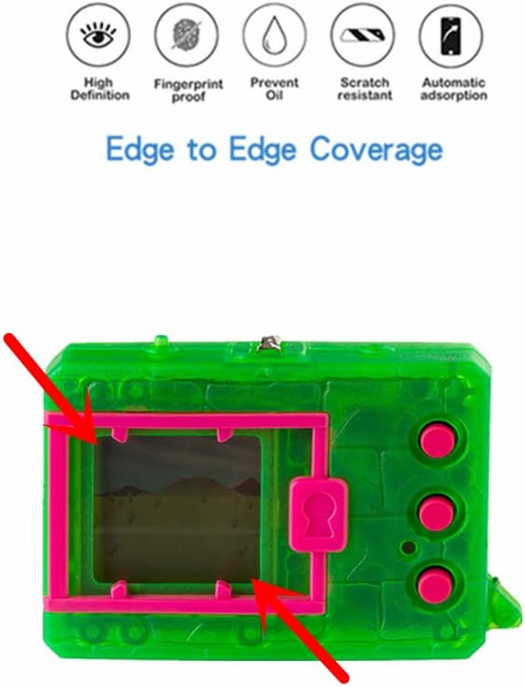 3 Pack Screen Protector Compatible with Virtual Pet Monster Digivice Toy