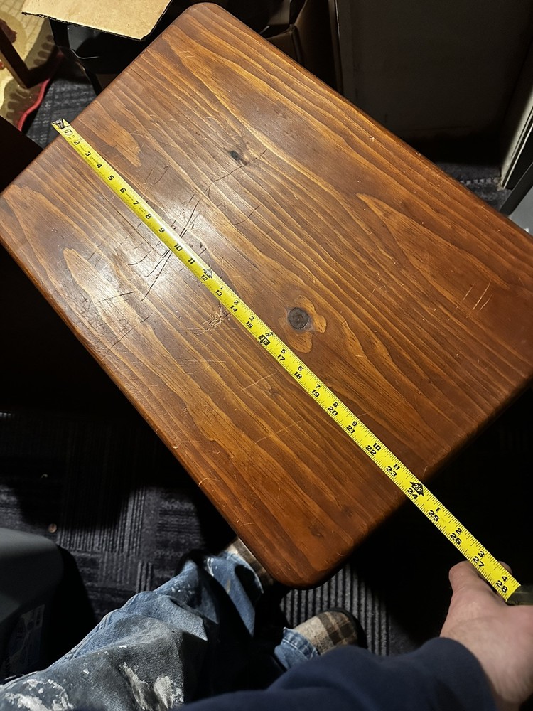 Library Tables / End Tables with Bottom Shelf. Solid Wood