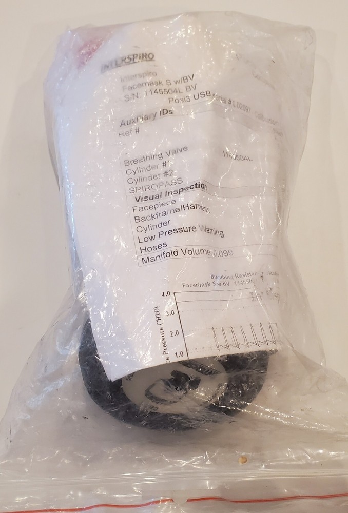 Interspiro CBRN Breathing Valve NIB